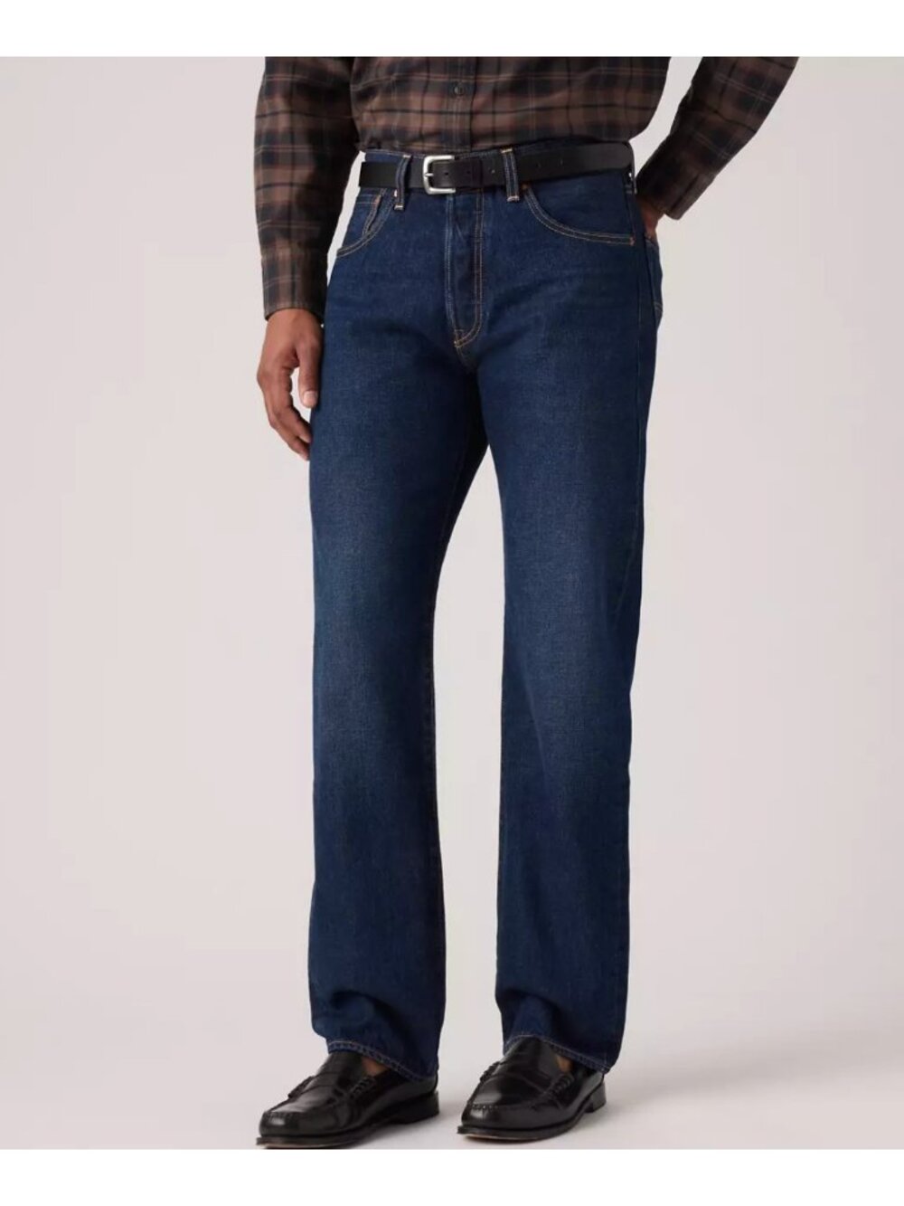 New Levi's 38x30 Premium 501 Relaxed Selvedge Men's Jeans The Walls Selvedge